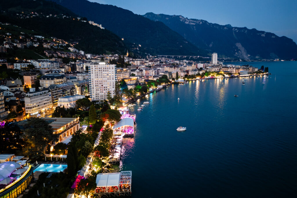 Die Promenade des Montreux Jazz Festival. Foto: Marc Ducrest